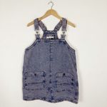 Free People We the Free Denim Overall Smock Mini in Pink Dreams Wash Photo 4