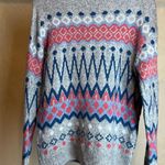 st. john's bay  Women's Multicolor pullover long sleeve FairIsle sweater|Size:M Photo 11