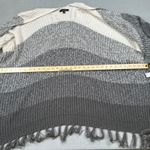 Love Tree  Soft Shawl Poncho Wrap Sweater S Womens Ombre Knit Cardigan Fringe Photo 4