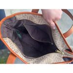 Ralph Lauren Vintage Signature Tan/Khaki Tote Satchel Shoppers Bag Photo 6