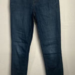 Level 99 Anthropologie Dark Wash Lyocell Skinny Trouser Stretch Jeans Sz 25 Blue Photo 0
