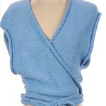 Free People !! Wish You Were Here Black Wrap Sweater! Photo 0