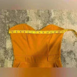 Women’s Yellow Strapless Have Romper Photo 6