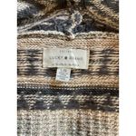 Lucky Brand Size Large Sweater LONG sleeved Tribal Taupe Olive Cardigan NWT Photo 10