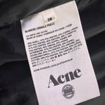 Acne Studios Blanche Crinkle Convertible Vest Jacket Womens 38 M Black Zip Up Photo 11