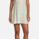 Abound NWT  Pink-Green Adley Plaid Tiered Front Button Mini Dress - S Photo 0