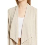 Barefoot Dreams  CozyChic Ultra Light Hi Lo Cardigan Shawl Pointelle Sweater L/XL Photo 1