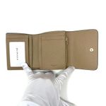 Coach  Small Trifold Wallet in Colorblock Chalk Multi Leather CF357 Photo 3