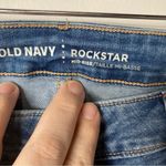 Old Navy mid rise rockstar Jeans distressed size 14 Photo 3
