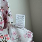 Woman Within  Floral Button Down White Blouse 22/24 Photo 7