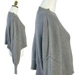 Free People  Easy Street Crop Pullover Sweater in Grey Size XL Preppy Fall Photo 8
