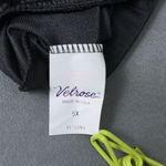 Vintage Velrose Half Slip Skirt Plus Size 5X Black 100% Nylon USA Made 31" Long Photo 4