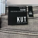 Kut From The Kloth Naomi Jeans Gray Wash High Rise Girlfriend Straight Denim 00L Photo 7