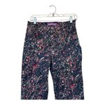 Gloria Vanderbilt  Black Floral Ankle Jeans Size 6 Photo 4