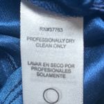 Laundry by Shelli Segal  Blue Green Geometric Blouse Drawstring Tie Mini Dress 10 Photo 4