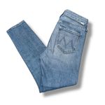 MOTHER The Looker Crop Jeans Women's Sz 29 Light Wash We're All In This Together Blue Photo 2