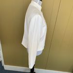 Antonio Melani women 12 two piece fully lined stripe jacket and skirt suit set white Photo 5