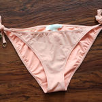 Stella McCartney  Peach Charms Quiet Luxury Chic Bikini Swim Bottoms Size Large Photo 0