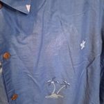 Disney Characters Blue Button Up Hawaiian Shirt Size XL Photo 1
