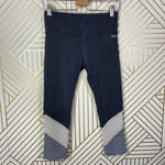 Lorna Jane  Asha Chevron Gray Cropped Mesh‎ Leggings Size US Small Photo 2