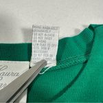 Vintage Laura Gayle Christmas Bells Sweatshirt Top Green Holiday Petite Small Size undefined Photo 4