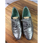 Blue Bird Women's Silver Brogue Flats Size 7 Photo 5