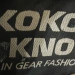 Koko Knots swim cover up or skirt. Black and white with fish Photo 3