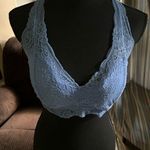 Gilligan & O'Malley Blue Lace Bralette Intimates Size L Photo 0