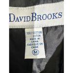 David Brooks Black Corduroy Zip Front Vest Women's Size Medium Utility Pockets Photo 2