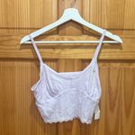 American Eagle Size Medium Light Purple Bra Top Crop Top Photo 1