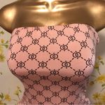 bodycon tube midi dress fancy print blush size S Pink Photo 1