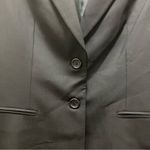 Theory  Black Wool Double Button Blazer Business Casual Workwear Size 10 Photo 4