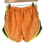 Nike Running Shorts Womens XS Orange Abstract Athletic Athleisure Gym Fitness Photo 2