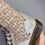 Dr. Martens RARE Boots Cottagecore Knee High Basket Weave Eyelet Mala Shoes 8 Photo 4