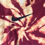 Nike  bleach tie dyed crop top size small Photo 3