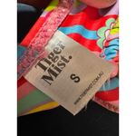 Tiger Mist  Retro Floral Print Halter Bikini Set Beaded Ring Accents XS Photo 8