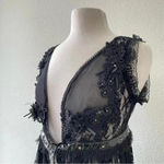 Eva Lady Women's Gothic Punk Lace Over High Low Dress Intimates $120 Size L NWOT Black Size L Photo 7