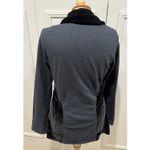 Testimony Los Angeles Black Jacket Size Medium Velvet Victorian Whimsigoth Goth Photo 3