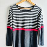 Eliza J  Knit sweater Dress Striped Colorblock Size Large Photo 2