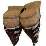 DV Dolce Vita Black Tiger Stripe Suede/Calf Hair Back Zip Ankle Booties Sz 8 Photo 12