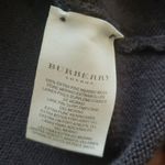 Burberry  Womens Brown Knit Turtleneck Quarter Zip Pullover Sweater Size Large Photo 2