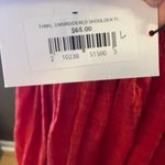 THML ‎ Embroidered Tie Shoulder Top. Size L NWT Photo 4