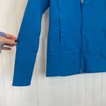 Nike  Women’s Blue Athletic Full Zip Sweatshirt Jacket Size S Sports Athleisure Photo 4
