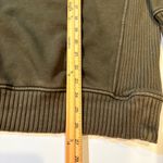 Aerie Olive Green washed crew neck oversized Cozy sweatshirt M Photo 8
