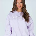 Princess Polly Yacht Club Purple Sweatshirt size 4 Photo 0