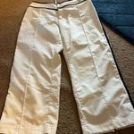 Nike  black and white cropped pants small Photo 3