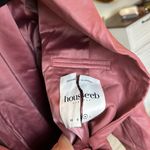 House Of CB  'Kiera' Warm Pink Vegan Leather Oversized Blazer NWOT size‎ M Photo 6