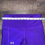 Under Armour HeatGear No-Slip Waistband Full-Length Purple Leggings Size Small Photo 6