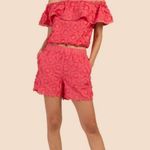Trina Turk ππ Lonni Short ~ Vista Voile Watermelon Red 6 NWT Photo 4