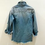 Retrofête Like New Retrofete Oversized Distressed Denim Shirt Jacket- Size XS Photo 1